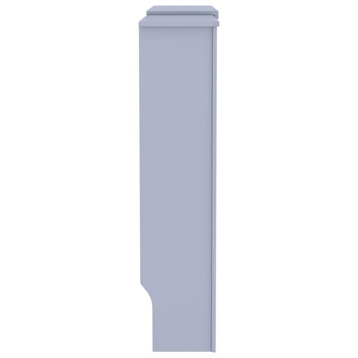 VIDAXL Cache-radiateur MDF Gris 205 cm