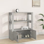 Voir la diapositive 3 : VIDAXL Buffet Gris beton 80x30x90 cm Bois d'ingenierie