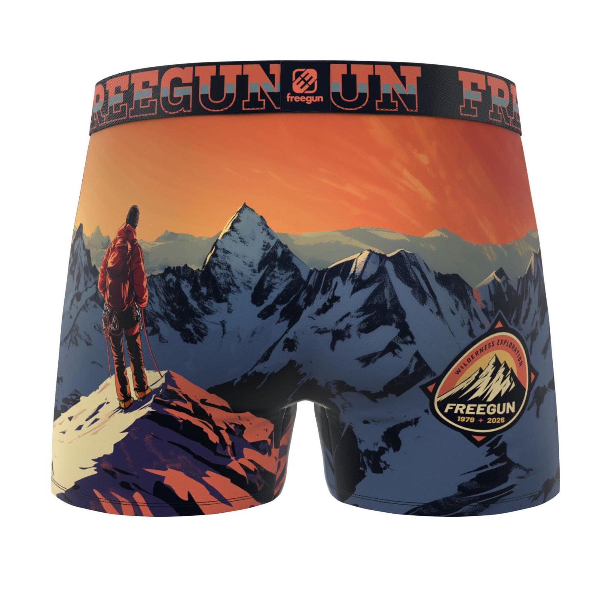 Voir la diapositive 6 : FREEGUN Lot de 3 boxers homme collection Vintage Winter