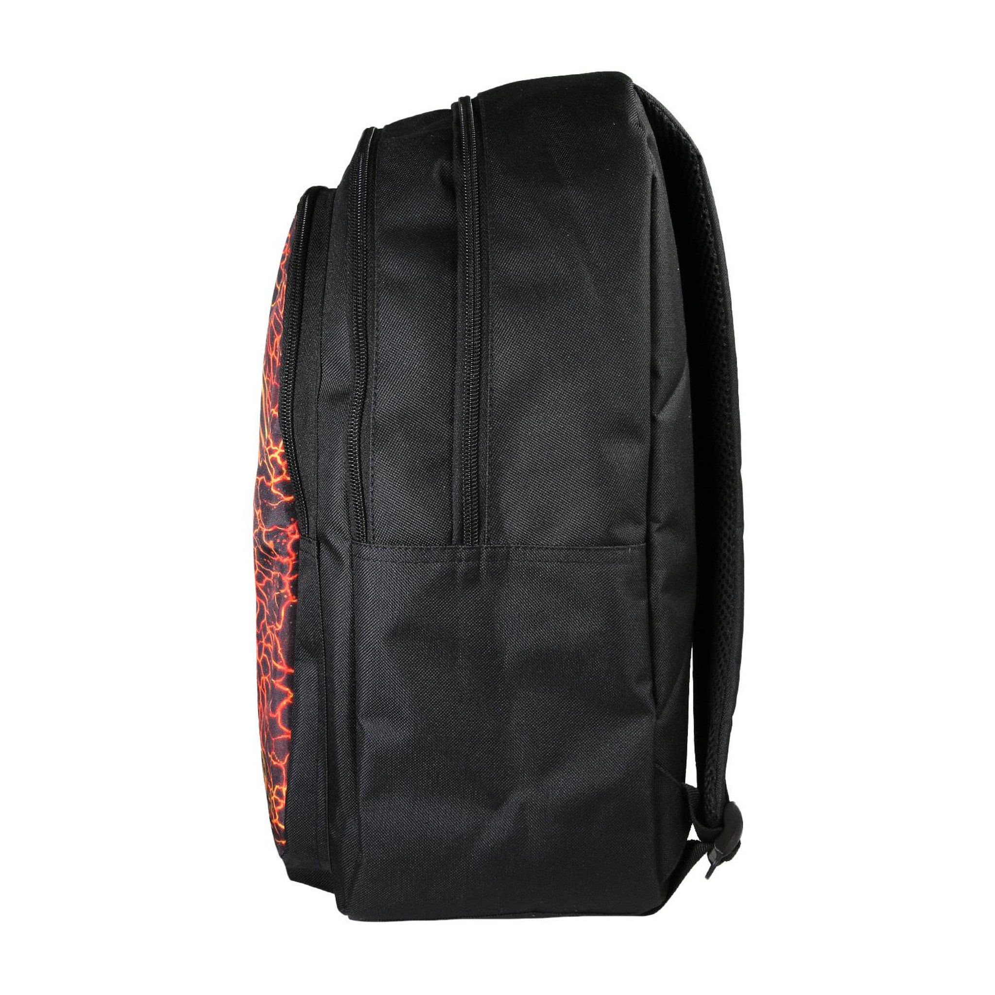 Voir la diapositive 3 : Bagtrotter Bagtrotter - Jurassic World - Sac à Dos Scolaire - Noir - 2 Compartiments Zippés - 1 Poche Zippée - 32x16x46cm - Bretelles Matelassées - Dos Matelassé - Matière Polyester - Sac à Dos Scolaire Primaire