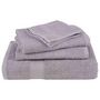 Voir la diapositive 4 : VIDAXL Serviettes de douche 2 pcs gris 70x140 cm 360 g m² 100% coton