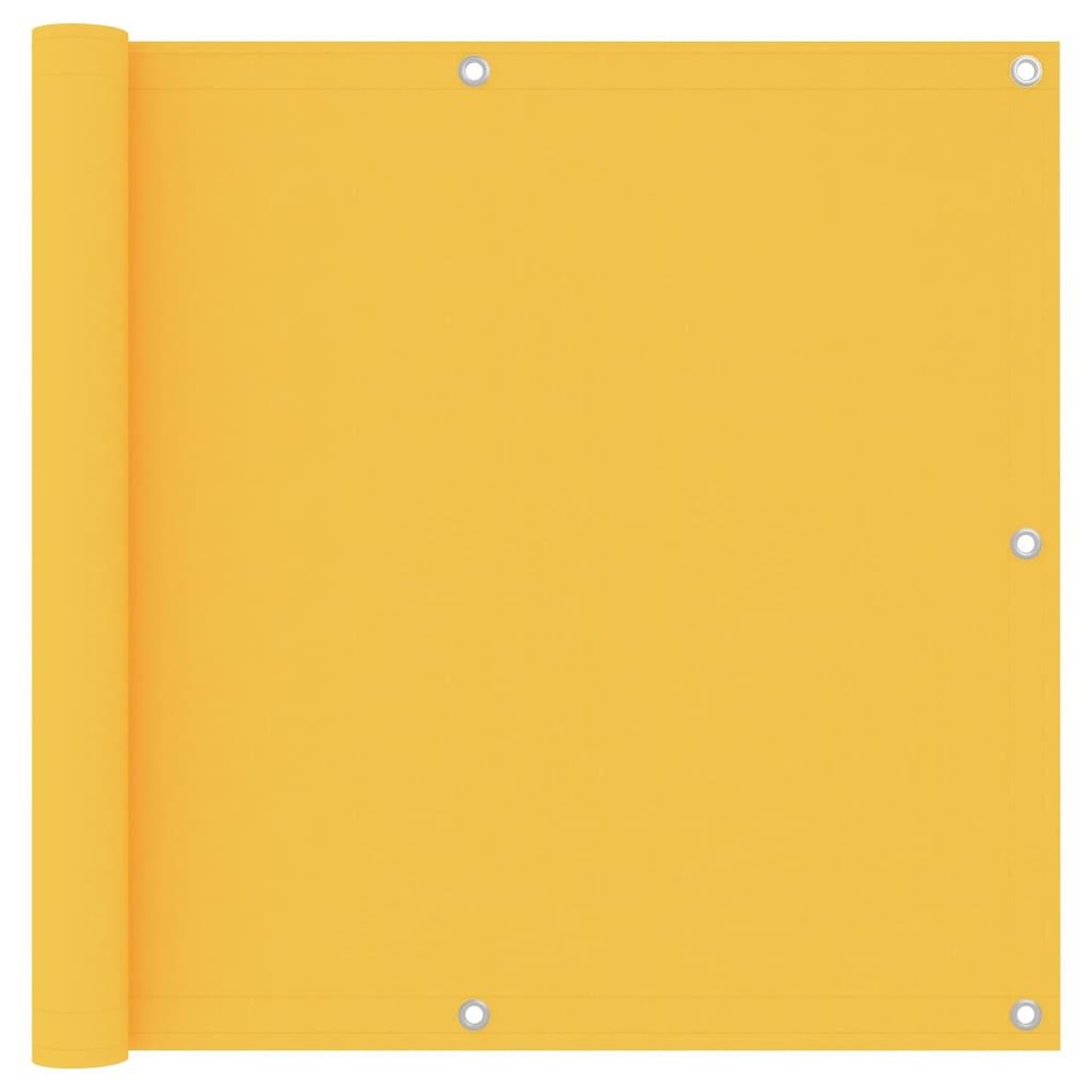 Voir la diapositive 1 : VIDAXL Ecran de balcon Jaune 90x400 cm Tissu Oxford