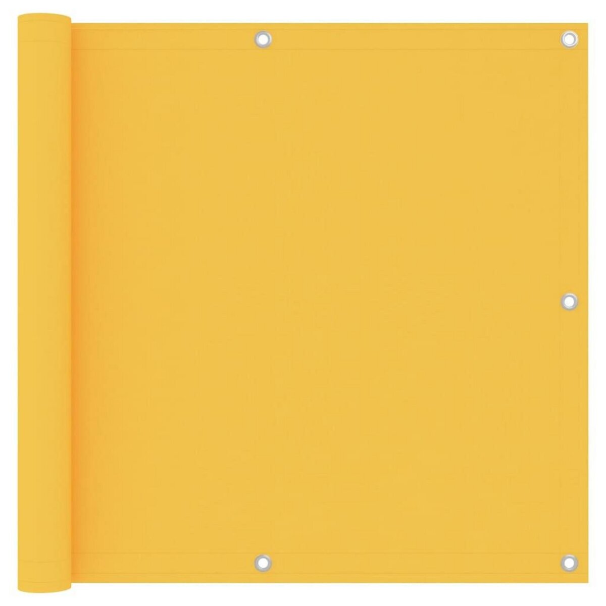VIDAXL Ecran de balcon Jaune 90x400 cm Tissu Oxford