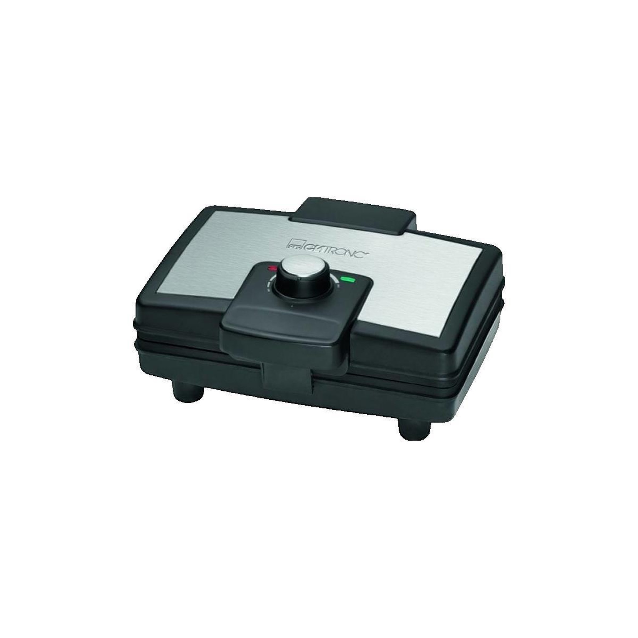 Voir la diapositive 2 : CLATRONIC Croque Gaufre Clatronic WA 3606 acier inoxydable