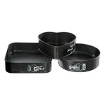 FIVE Lot de 3 Moules en Métal Démontables  Best  26cm Noir