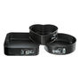 Voir la diapositive 1 : FIVE Lot de 3 Moules en Métal Démontables  Best  26cm Noir