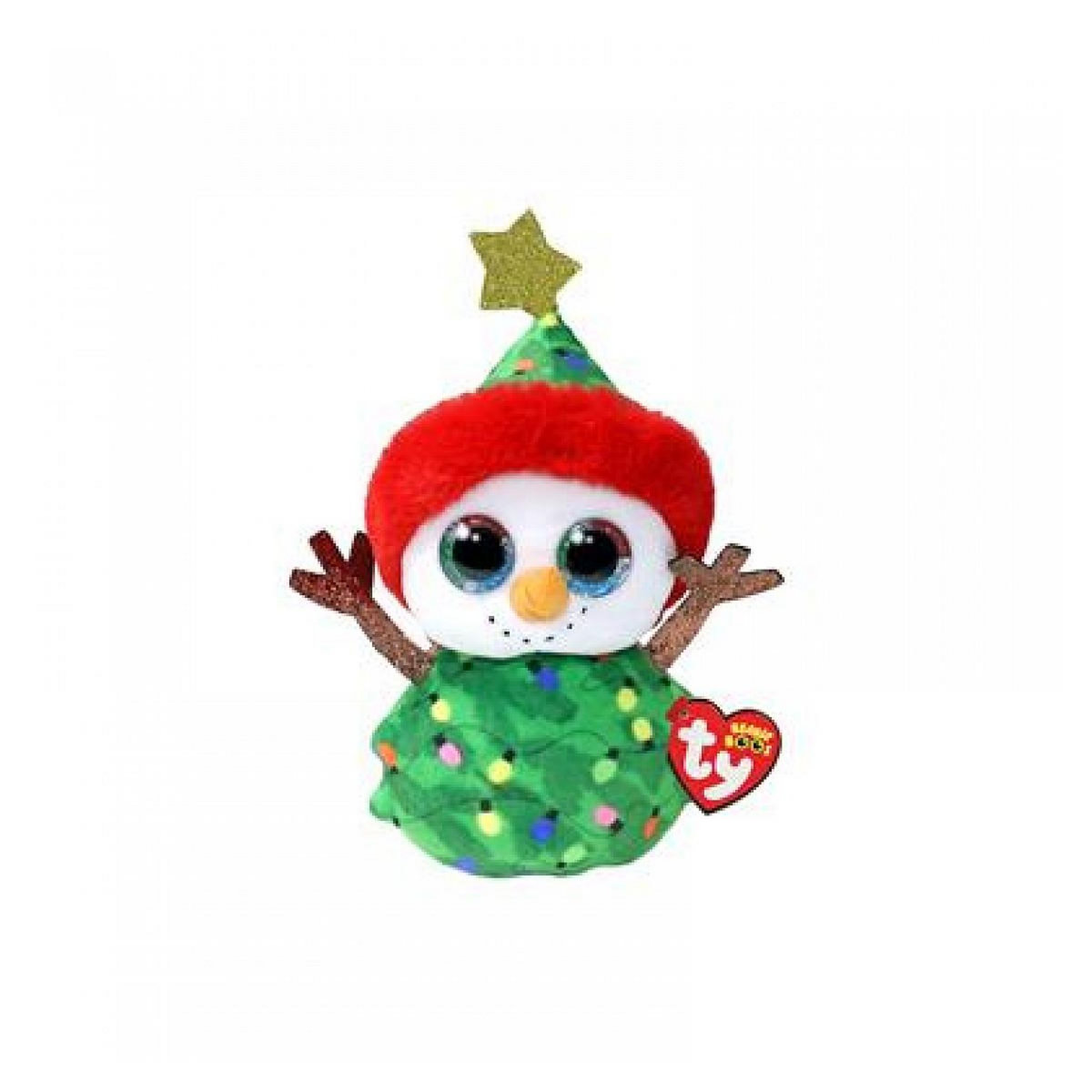 Ty Beanie boo s small bonhomme de neige - Sapin de Noel