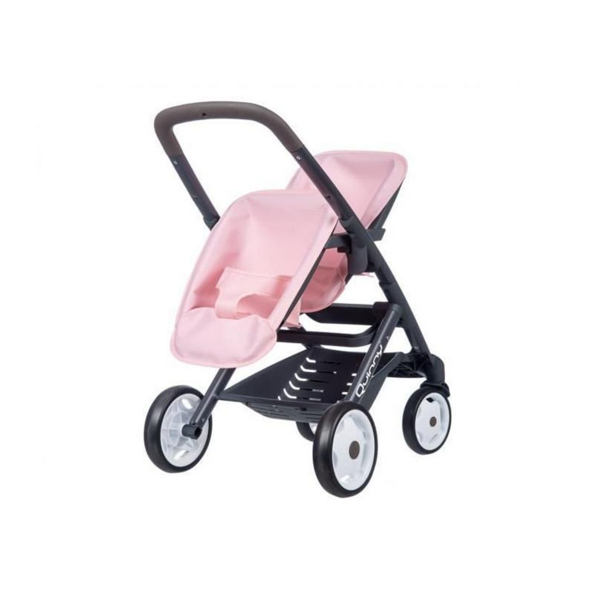 SMOBY Smoby - Maxi Cosi - Pousette jumeaux - Poupée 42 cm Maximum - Rose - Des 3ans