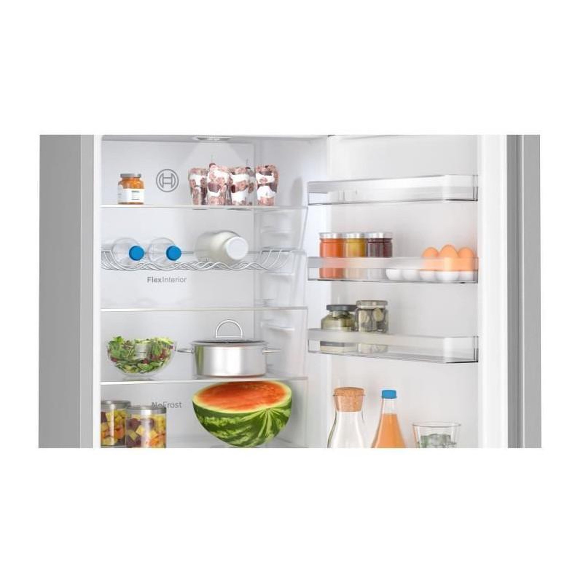 Voir la diapositive 5 : BOSCH Réfrigérateur combiné 60cm 363l nofrost inox - kgn39vlct