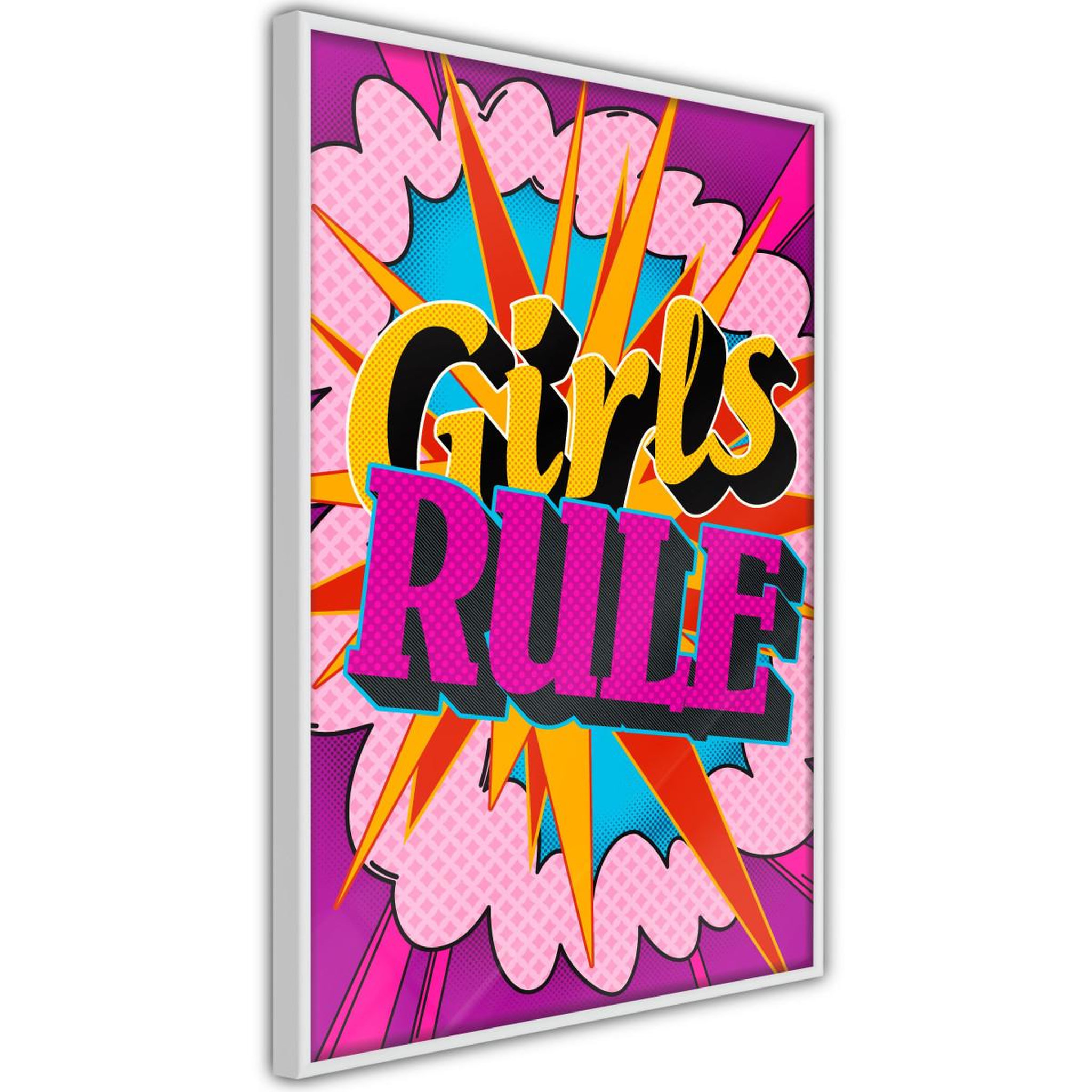 Paris Prix Affiche Murale Encadrée  Girls Rule Colour