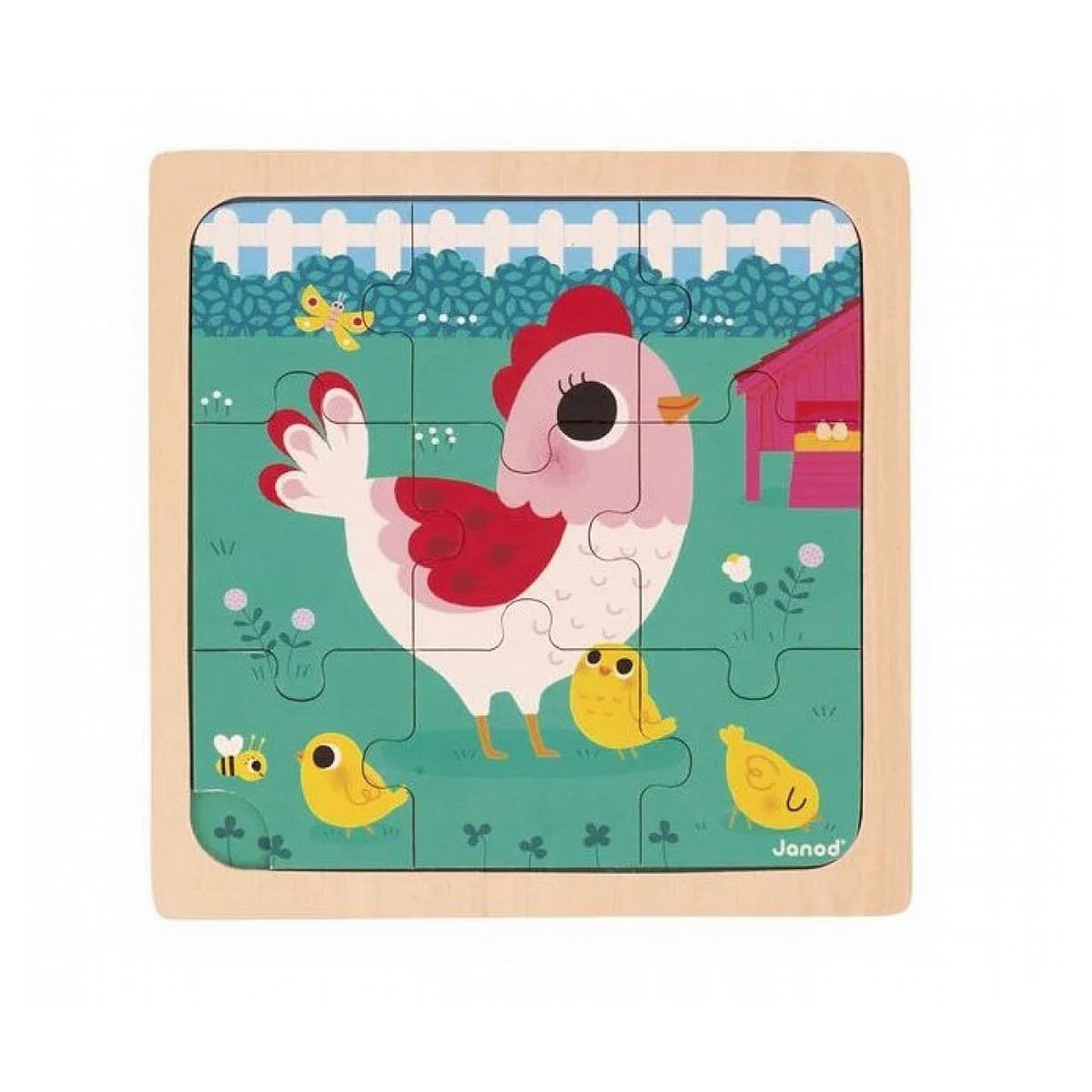 Juratoys-Janod Puzzle Poulette Henriette