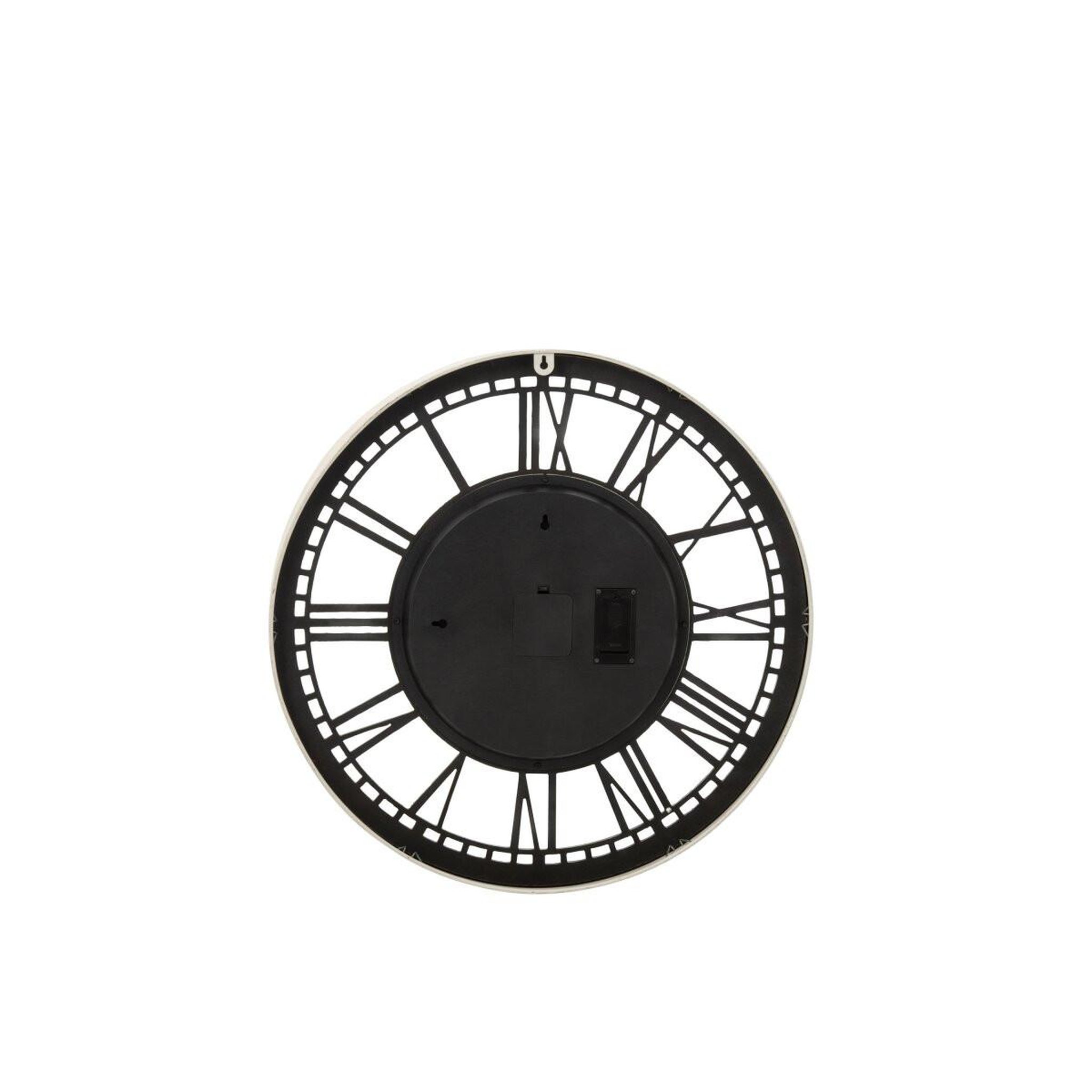 Voir la diapositive 5 : J-LINE Table Basse Horloge  Brice  64cm Blanc