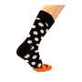 HAPPY SOCKS Chaussette Mi-Hautes - 1 paire - Fantaisie - Coton bio - Halloween Pumpkin Sock