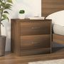 Voir la diapositive 1 : VIDAXL Table de chevet chene marron 40x30x40 cm bois d'ingenierie