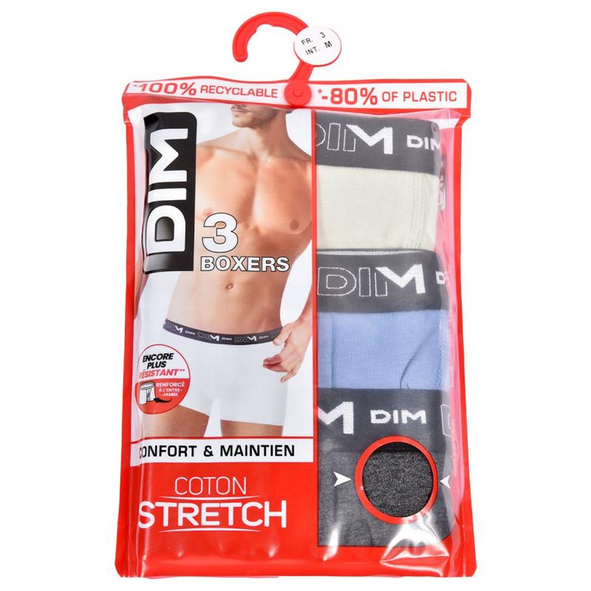 Voir la diapositive 4 : DIM Boxer DIM Lot de 3
