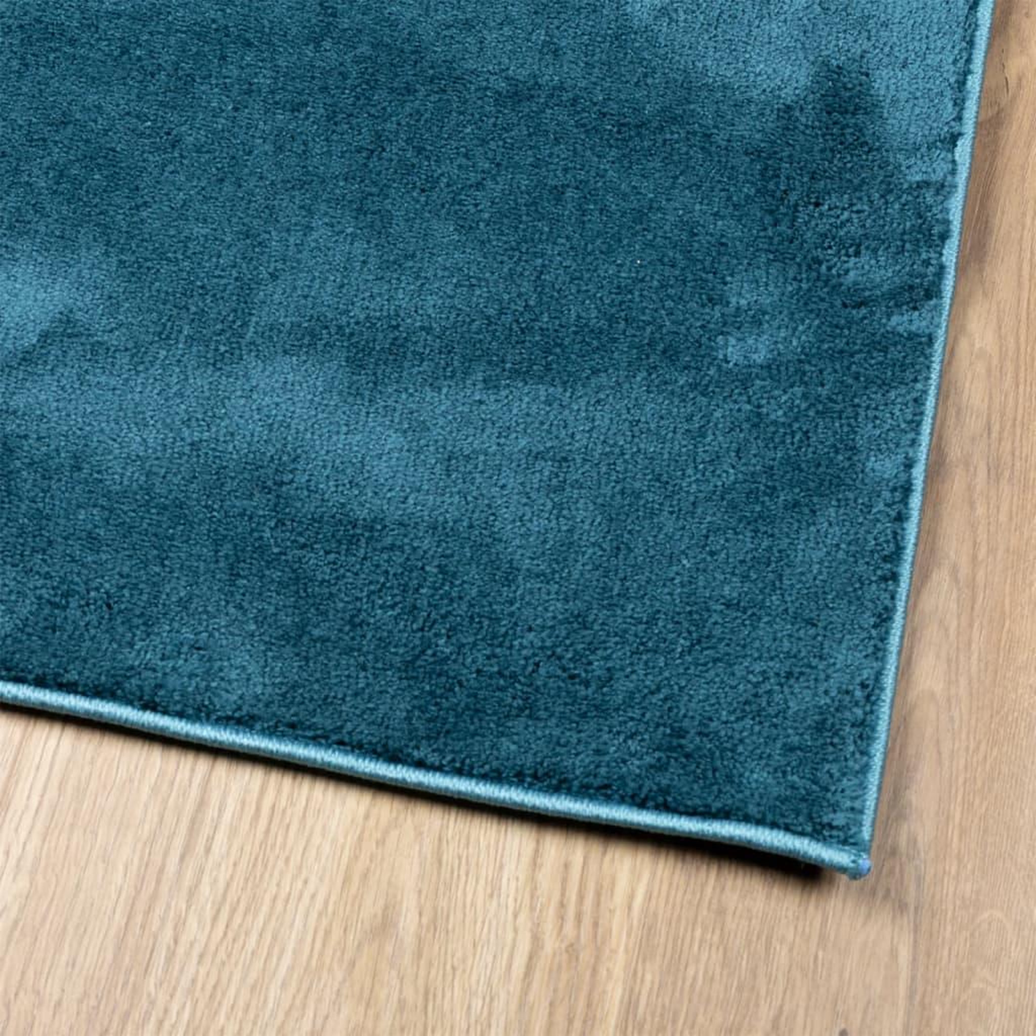 Voir la diapositive 4 : VIDAXL Tapis OVIEDO a poils courts turquoise 140x200 cm