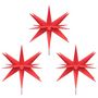 Voir la diapositive 3 : VIDAXL Lumieres de Noël avec piquets 3 pcs LED pliable rouge 35 cm