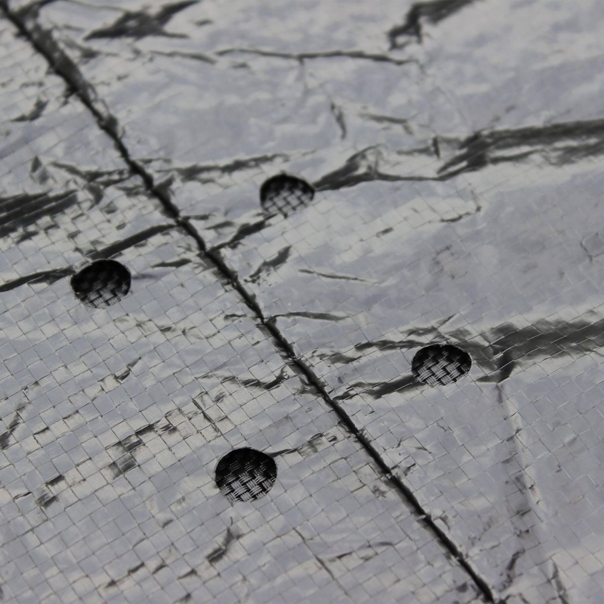 SWEEEK Bâche de protection pour trampoline de diamètre 250cm à 490cm