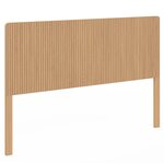 ID MARKET Tête de lit sur pied JULIETTE 160 cm effet lattes tasseau bois