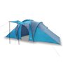 Voir la diapositive 2 : VIDAXL Tente familiale a dome 6 personnes bleu impermeable