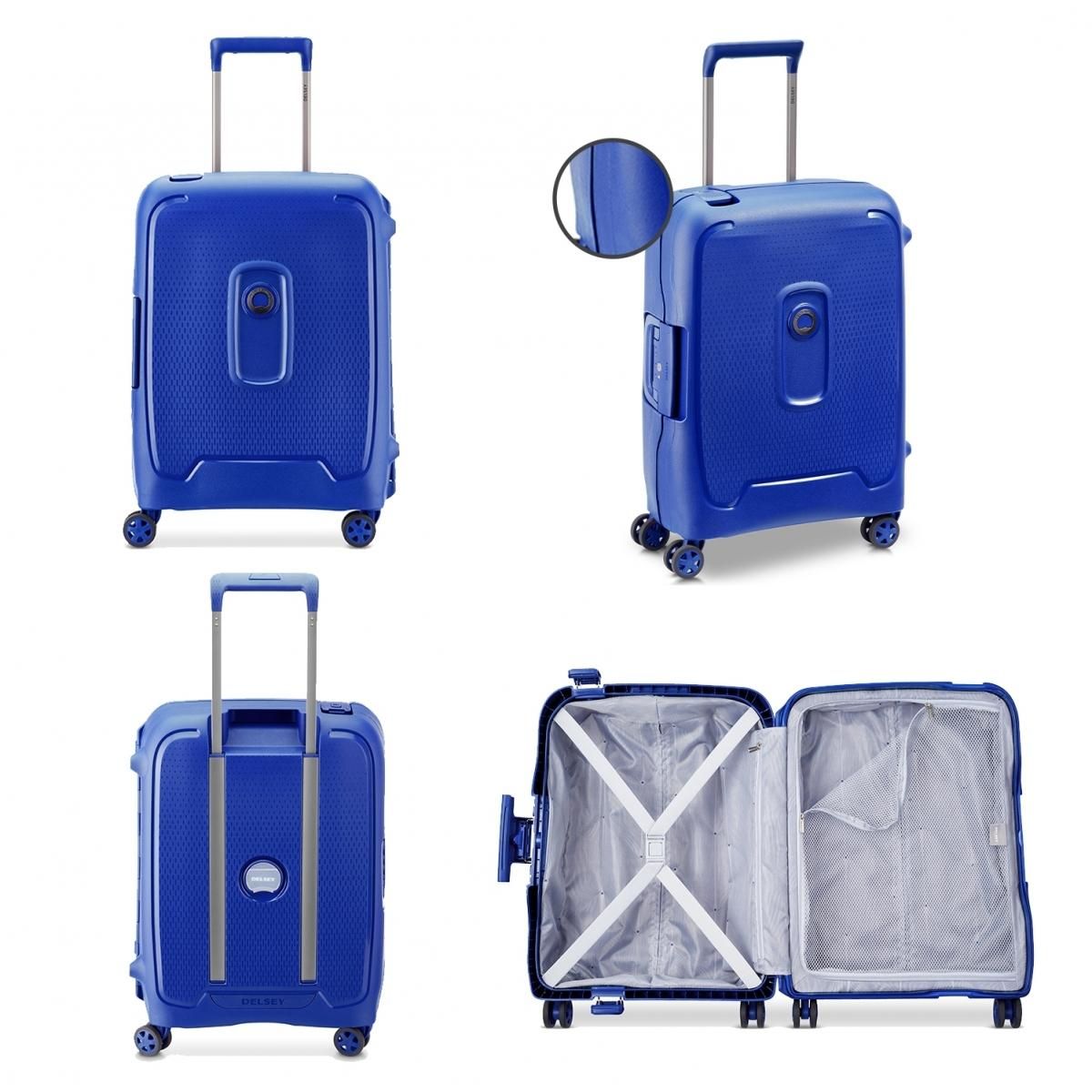 Delsey Valise Cabine Rigide Moncey 803 TSA Polypropylène
