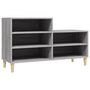Voir la diapositive 2 : VIDAXL Armoire a chaussures Sonoma gris 102x36x60 cm Bois d'ingenierie