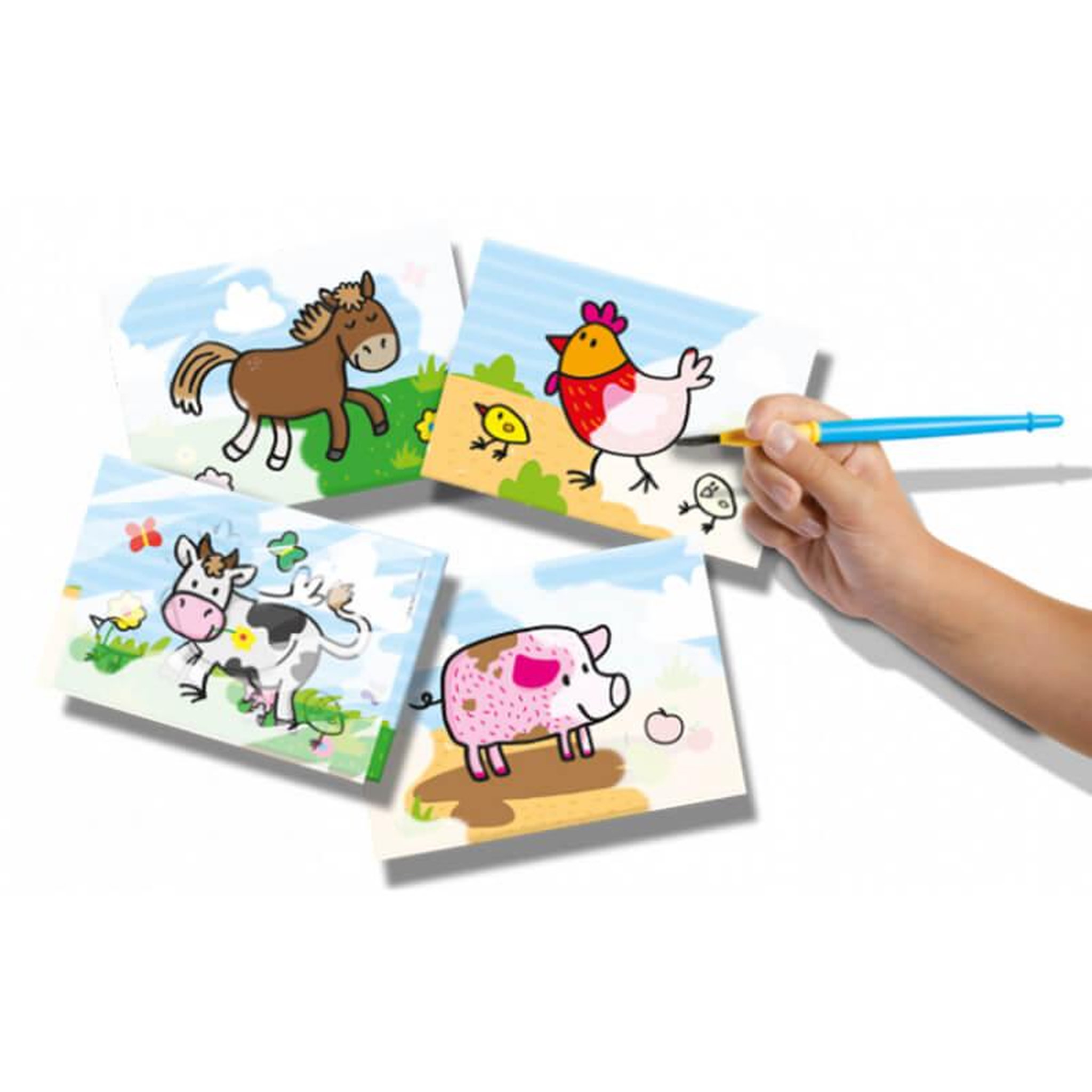 Voir la diapositive 3 : SES Creative Peinture magique : Animaux de la ferme