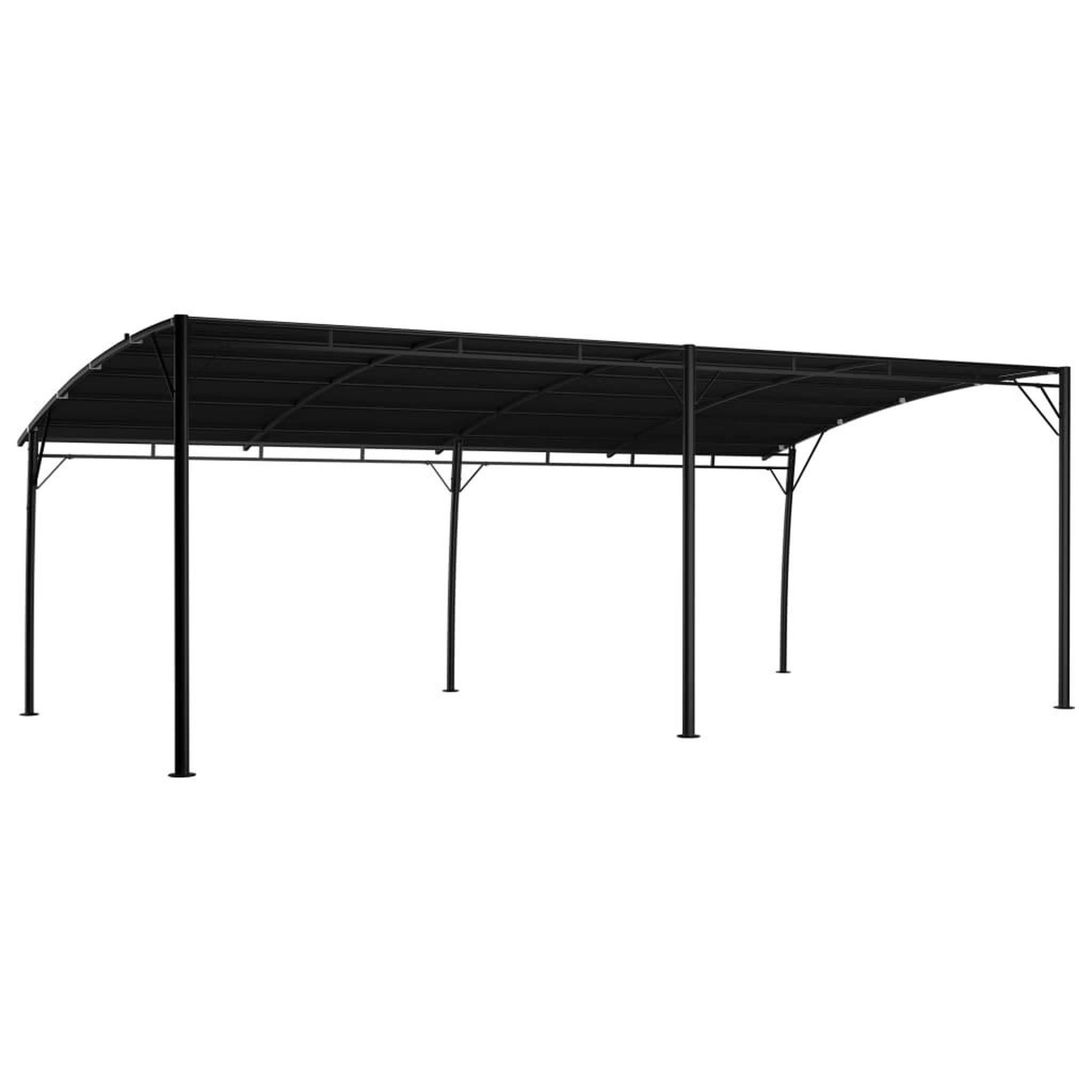 Voir la diapositive 4 : VIDAXL Auvent pare-soleil de jardin 6x3x2,55 m Anthracite