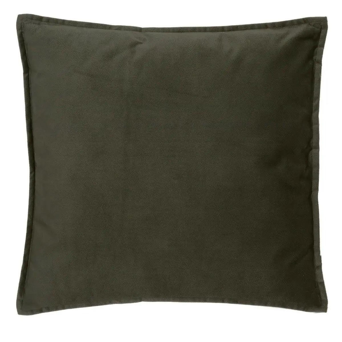ATMOSPHERA Coussin Déhoussable  Lilou  55x55cm Vert Kaki