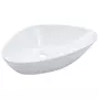 VIDAXL Lavabo 58,5 x 39 x 14 cm Ceramique Blanc