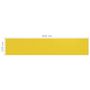 Voir la diapositive 5 : VIDAXL Ecran de balcon Jaune 120x600 cm PEHD