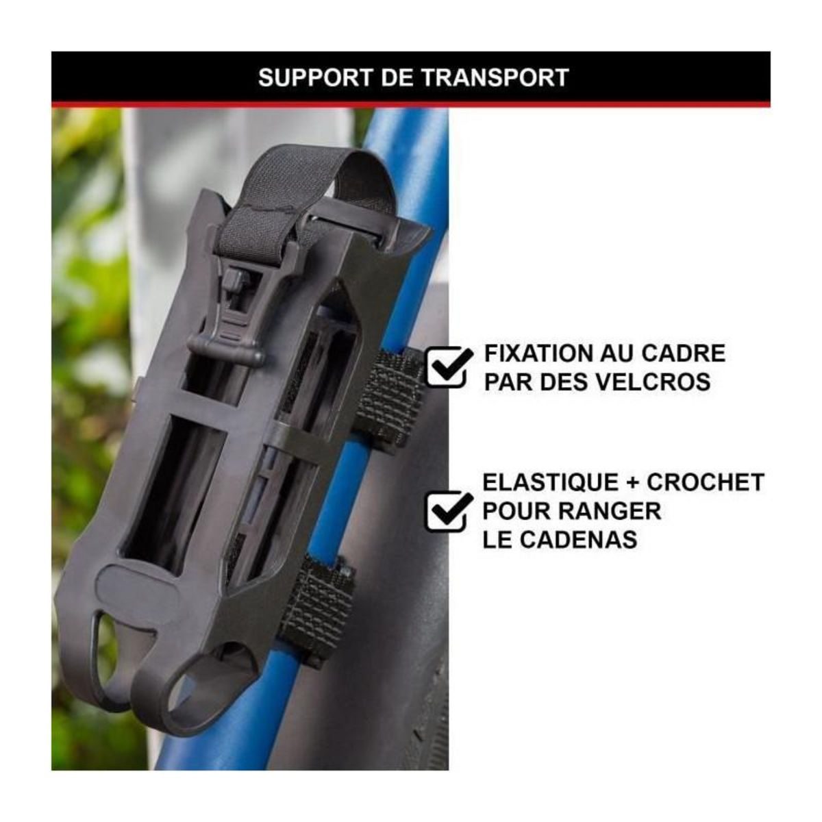 Master lock Antivol Vélo à Code en Acier Trempré, Combinaison programmable, Support de transport inclus