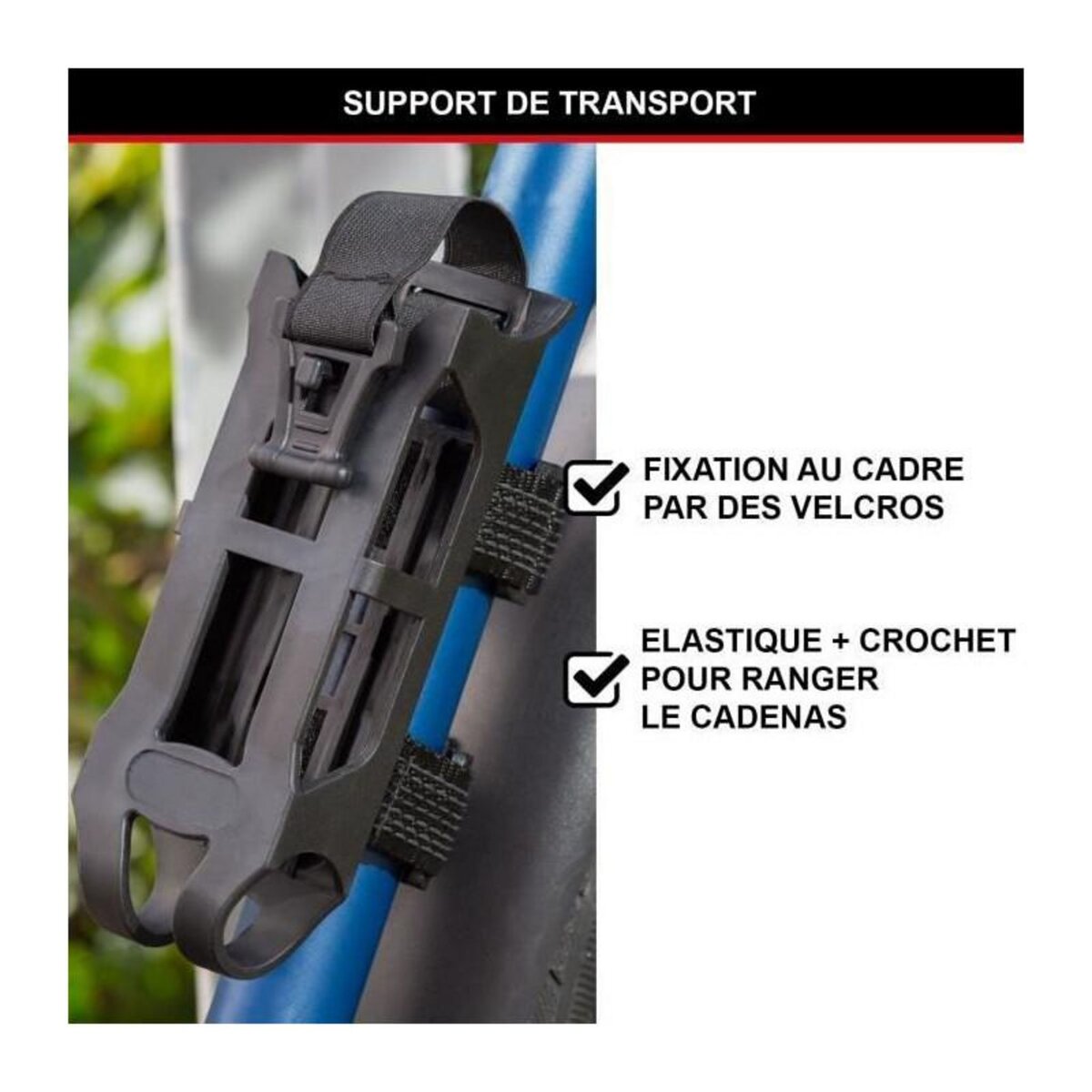 Master lock Antivol Vélo à Code en Acier Trempré, Combinaison programmable, Support de transport inclus
