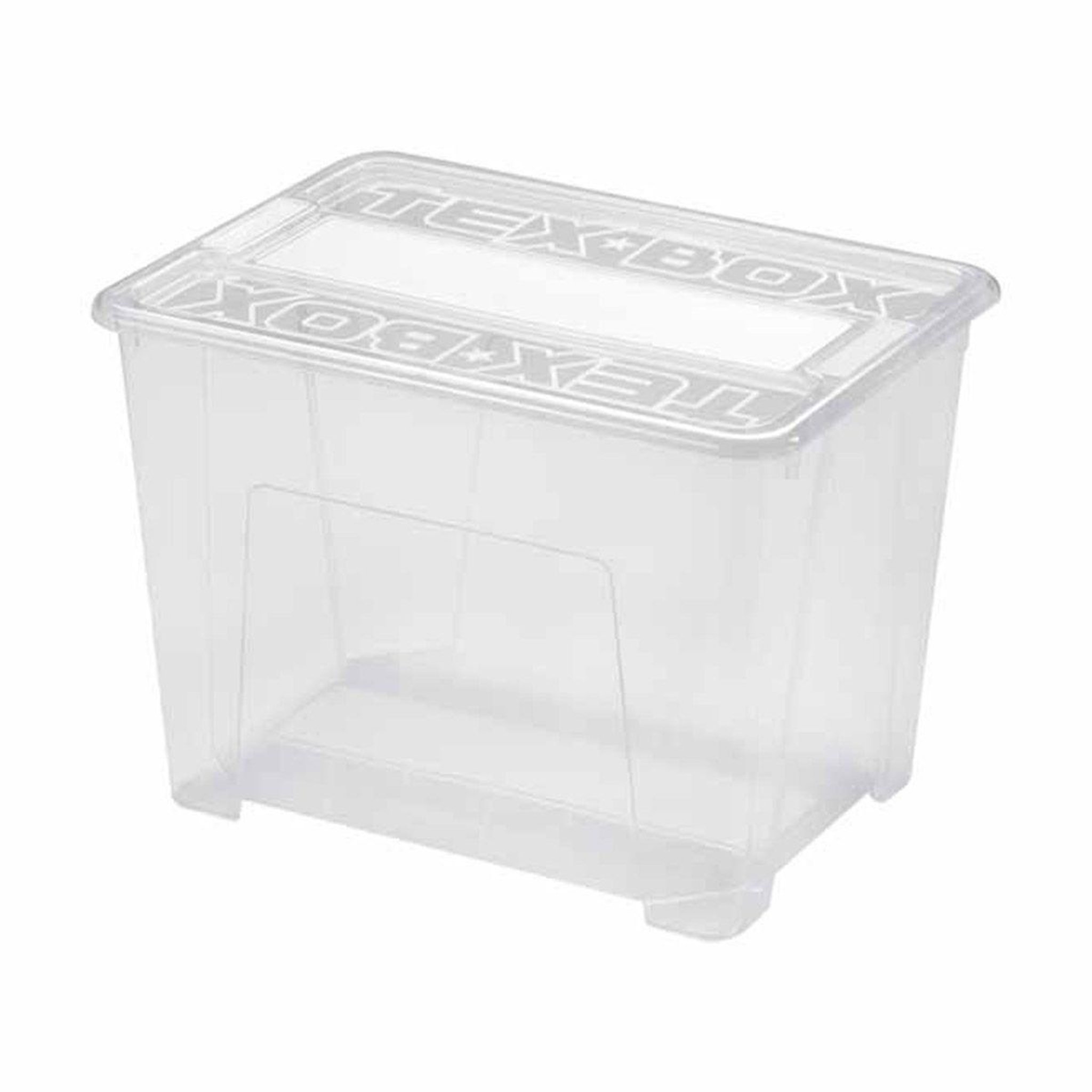 HOMEA Boîte de rangement  texbox  21l transparent