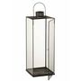 Voir la diapositive 2 : Paris Prix Lanterne Design en Verre  Filona  50cm Bronze