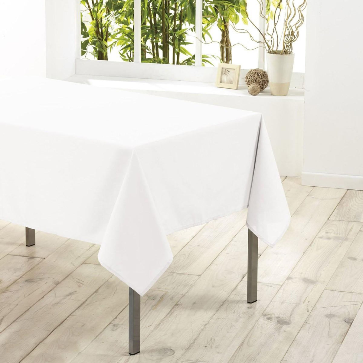 Paris Prix Nappe Antitache  Essentiel  140x200cm Blanc