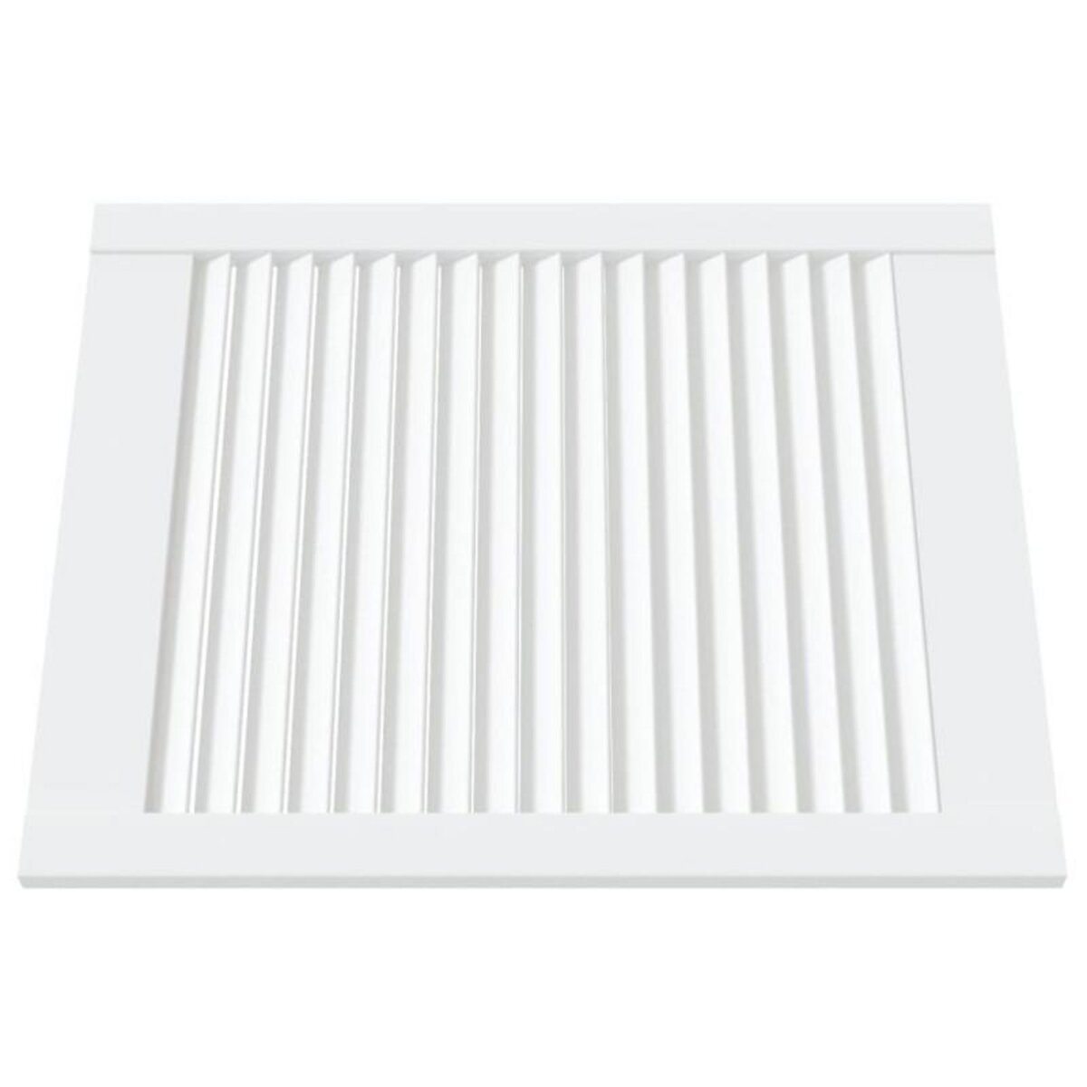 VIDAXL Portes d armoire à persiennes 4pcs blanc 61,5x49,4cm pin massif