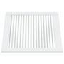 Voir la diapositive 3 : VIDAXL Portes d armoire à persiennes 4pcs blanc 61,5x49,4cm pin massif