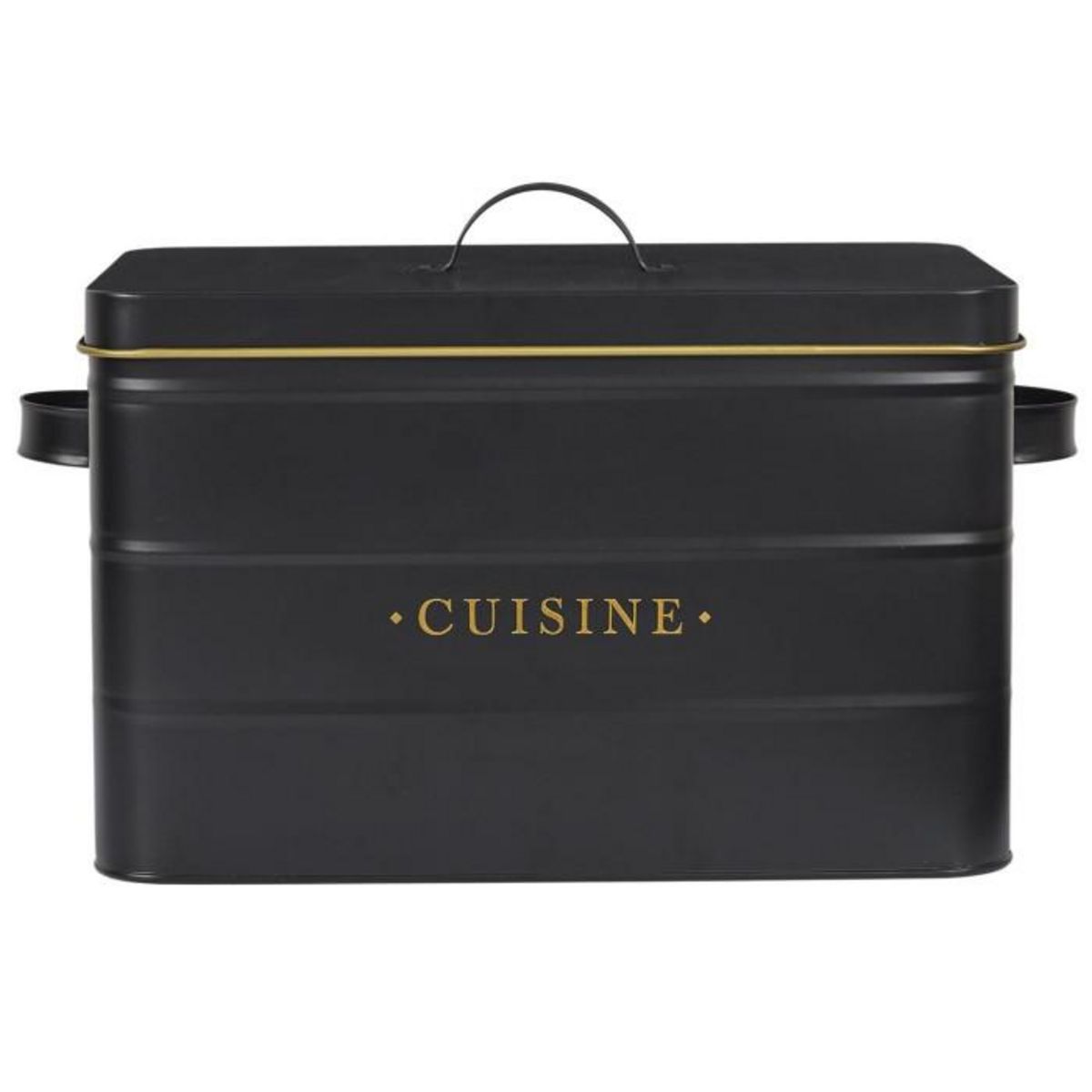 Paris Prix Boîte à Cuisine en Métal  Lounge  33cm Noir