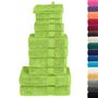 Voir la diapositive 2 : VIDAXL Ensemble de serviettes de qualité supérieure SOLUND 12 pcs vert