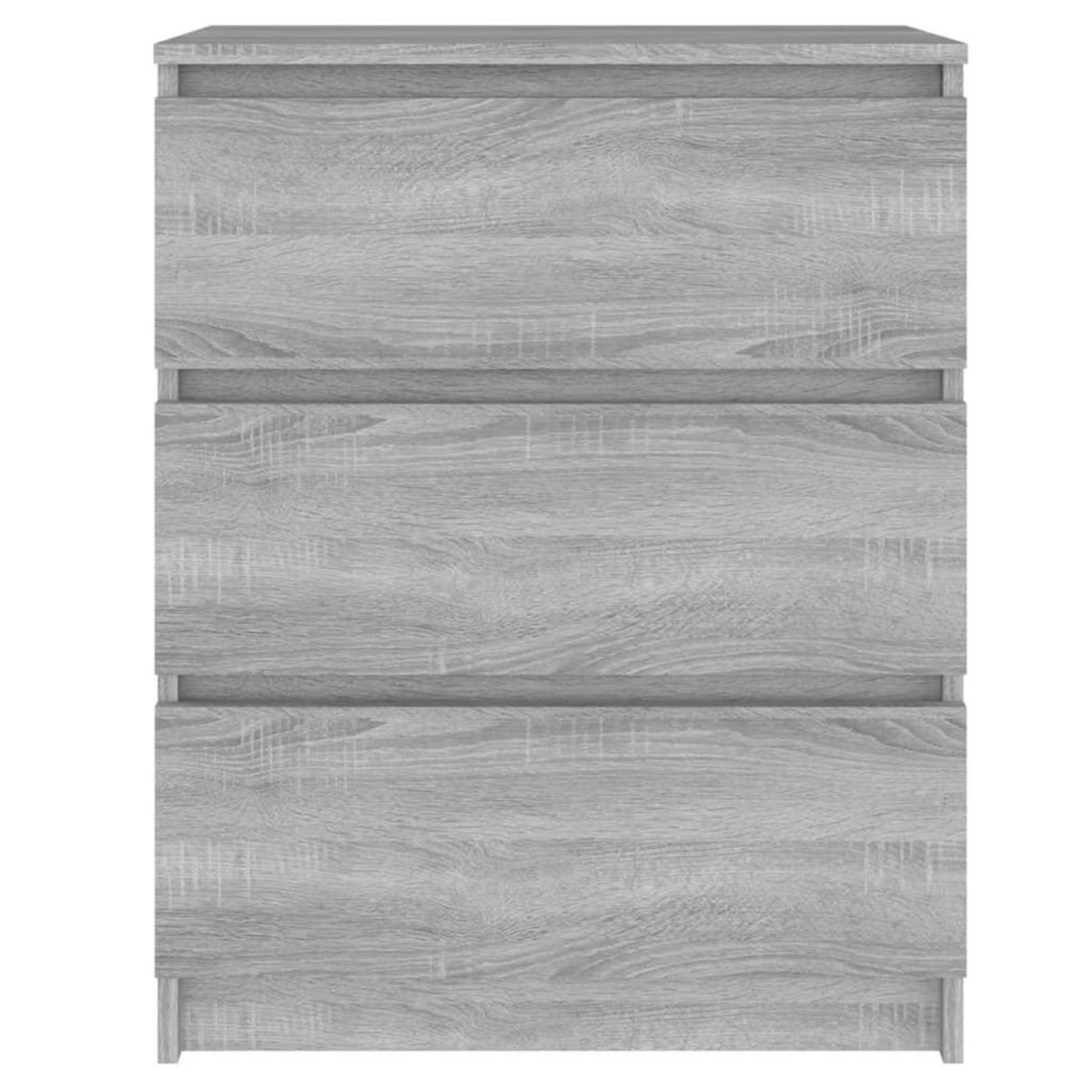 VIDAXL Buffet Sonoma gris 60x35x76 cm Bois d'ingenierie