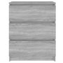 Voir la diapositive 3 : VIDAXL Buffet Sonoma gris 60x35x76 cm Bois d'ingenierie