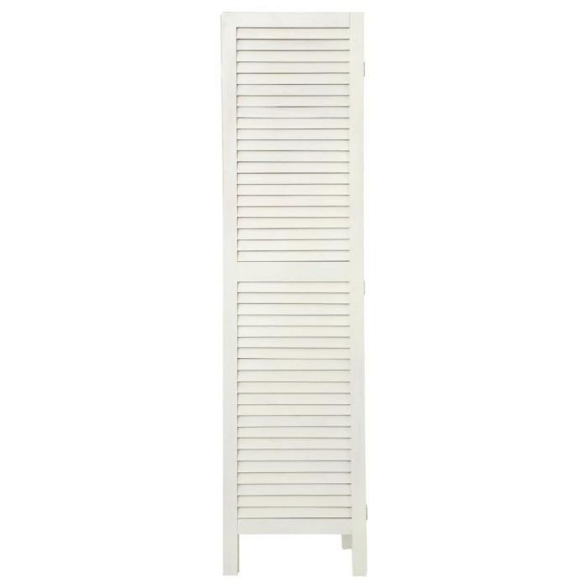 ATMOSPHERA Paravent 3 Panneaux en Bois  Camila  120x170cm Blanc