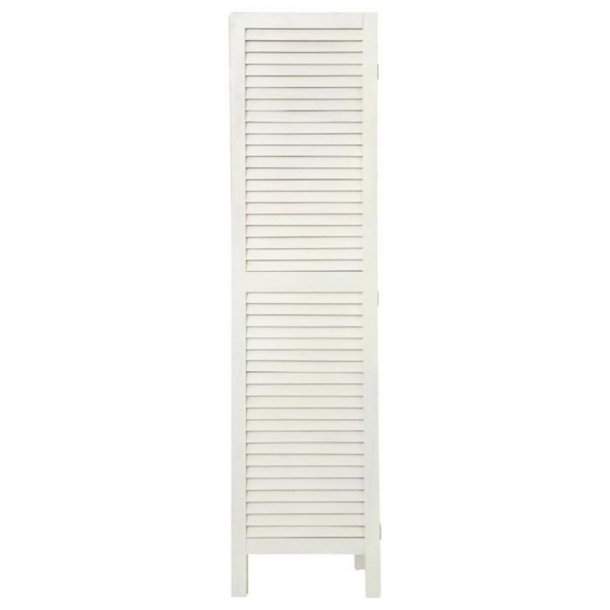 ATMOSPHERA Paravent 3 Panneaux en Bois  Camila  120x170cm Blanc
