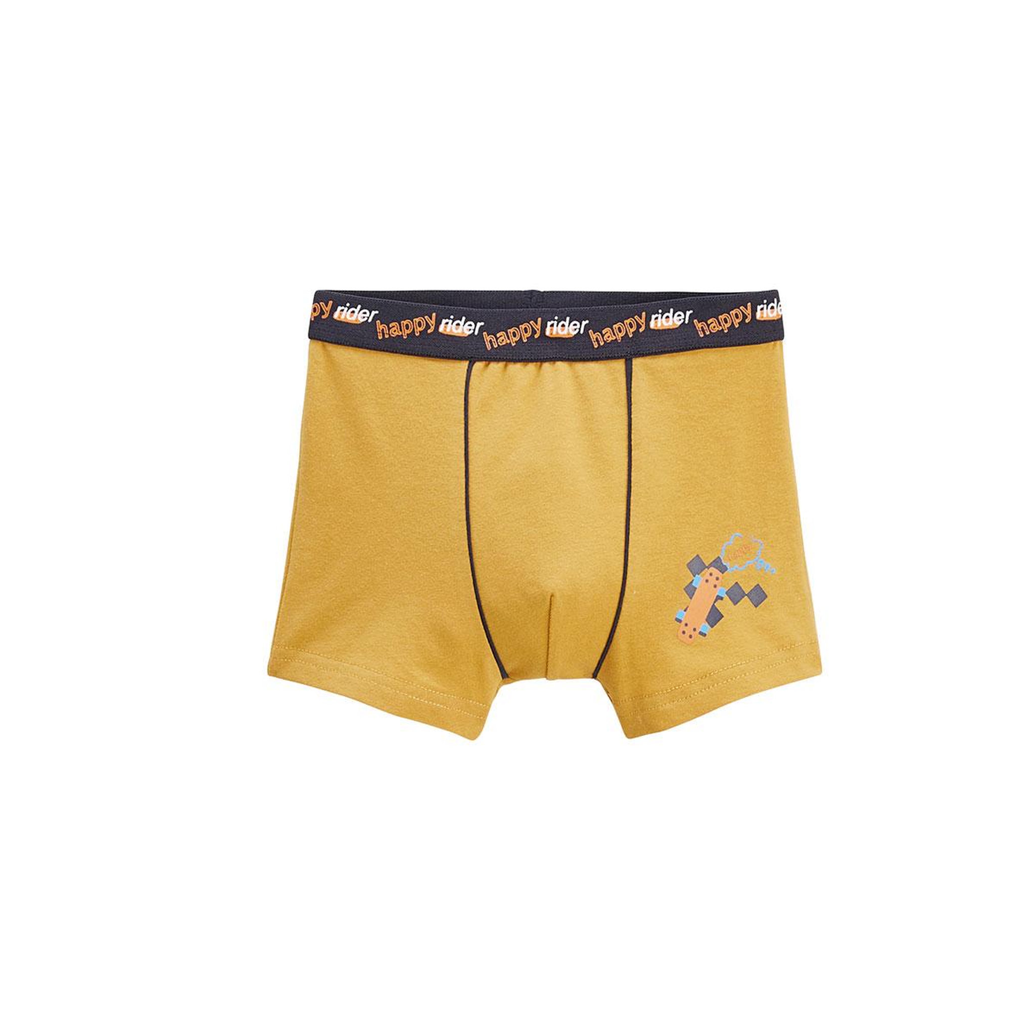 Voir la diapositive 2 : Petit BÃ©guin Lot de 2 boxers garçon happy rider