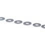 Voir la diapositive 2 :  Rondelle zinguée type M Vissal 12x27mm ép:2,5mm  lot de 100 rondelles