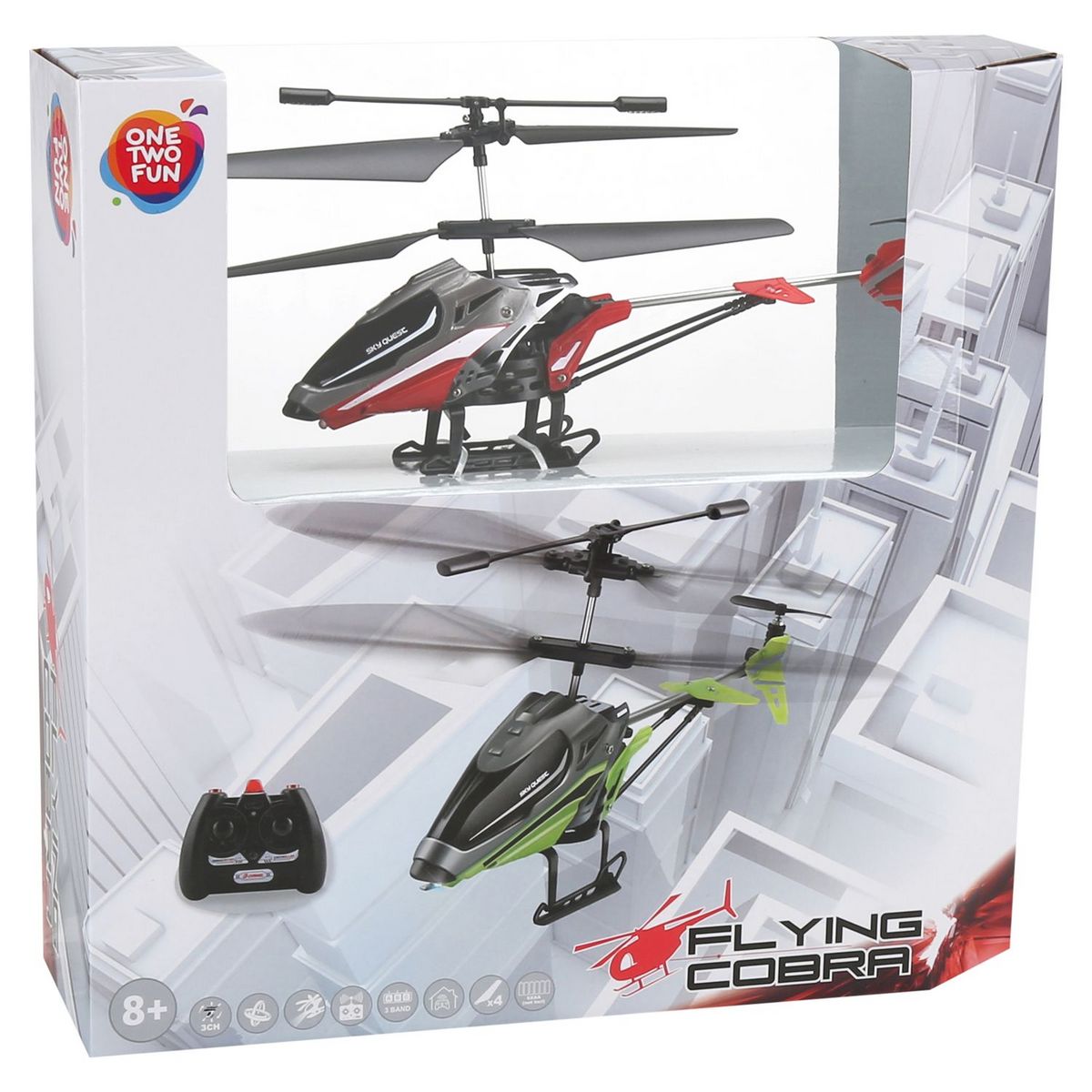 One Two Fun Hélicoptère Infrarouge Cobra 21 cm