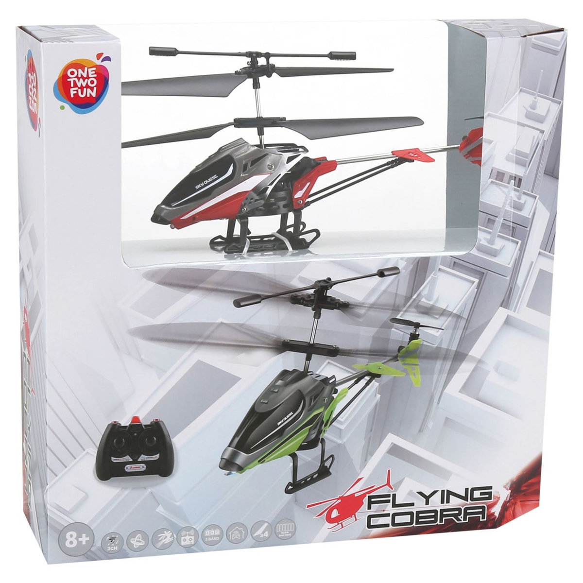 One Two Fun Hélicoptère Infrarouge Cobra 21 cm