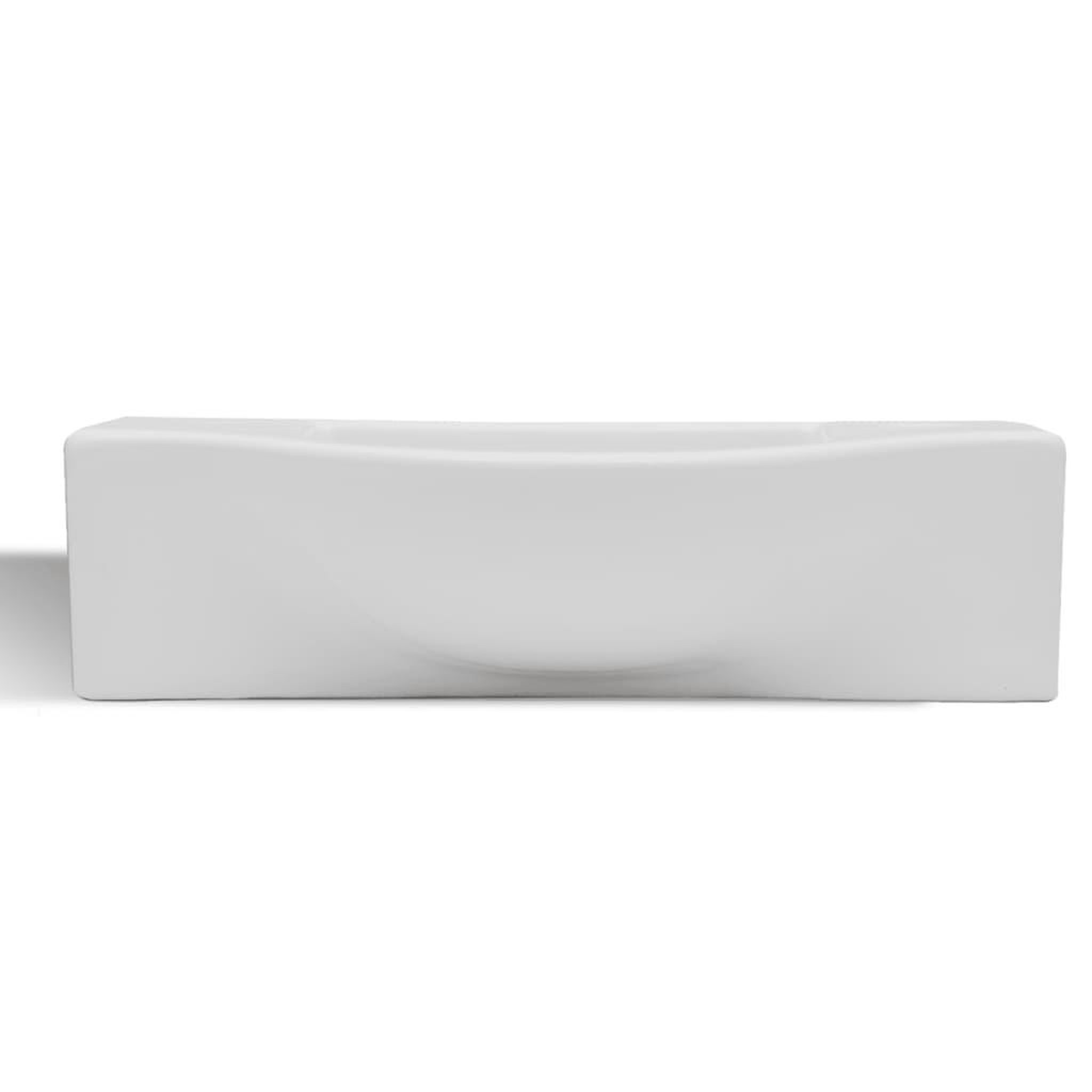 Voir la diapositive 4 : VIDAXL Vasque a trou pour robinet ceramique blanc pour salle de bain