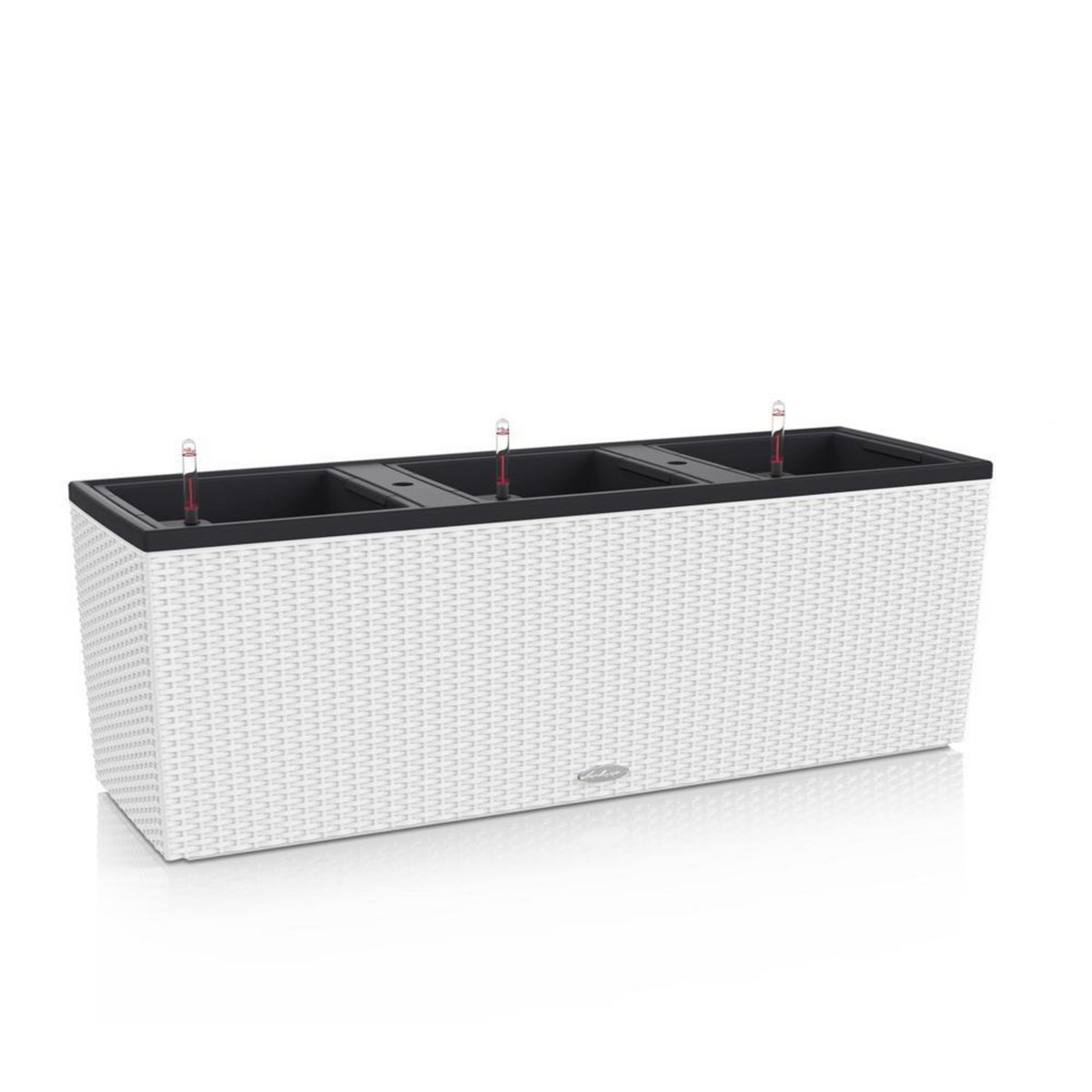 LECHUZA Pot Trio Cottage 30 - kit complet, blanc - 100 cm